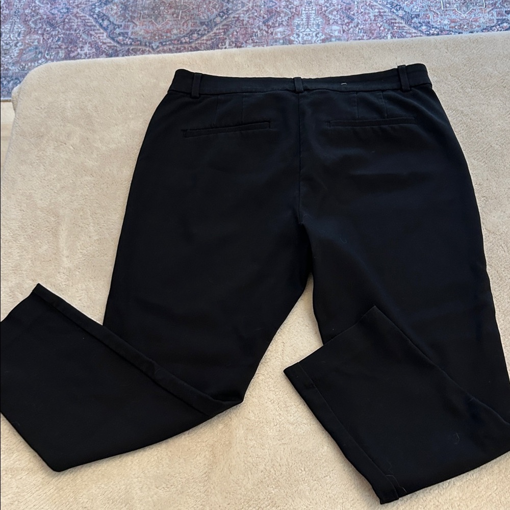 LOFT Black Ankle Pants - Picture 3 of 4